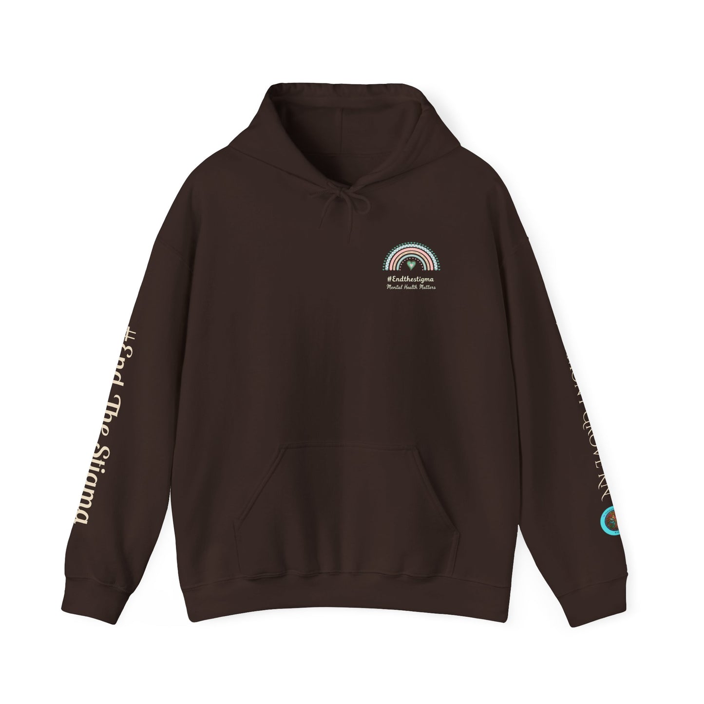 Pullover Hoodie: "#EndTheStigma" Mental Health Matters