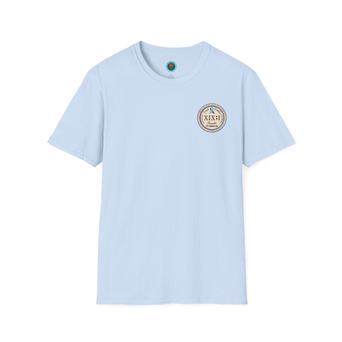 T-shirt: Suicide Awareness Warrior Teal and Purple Support Ribbon