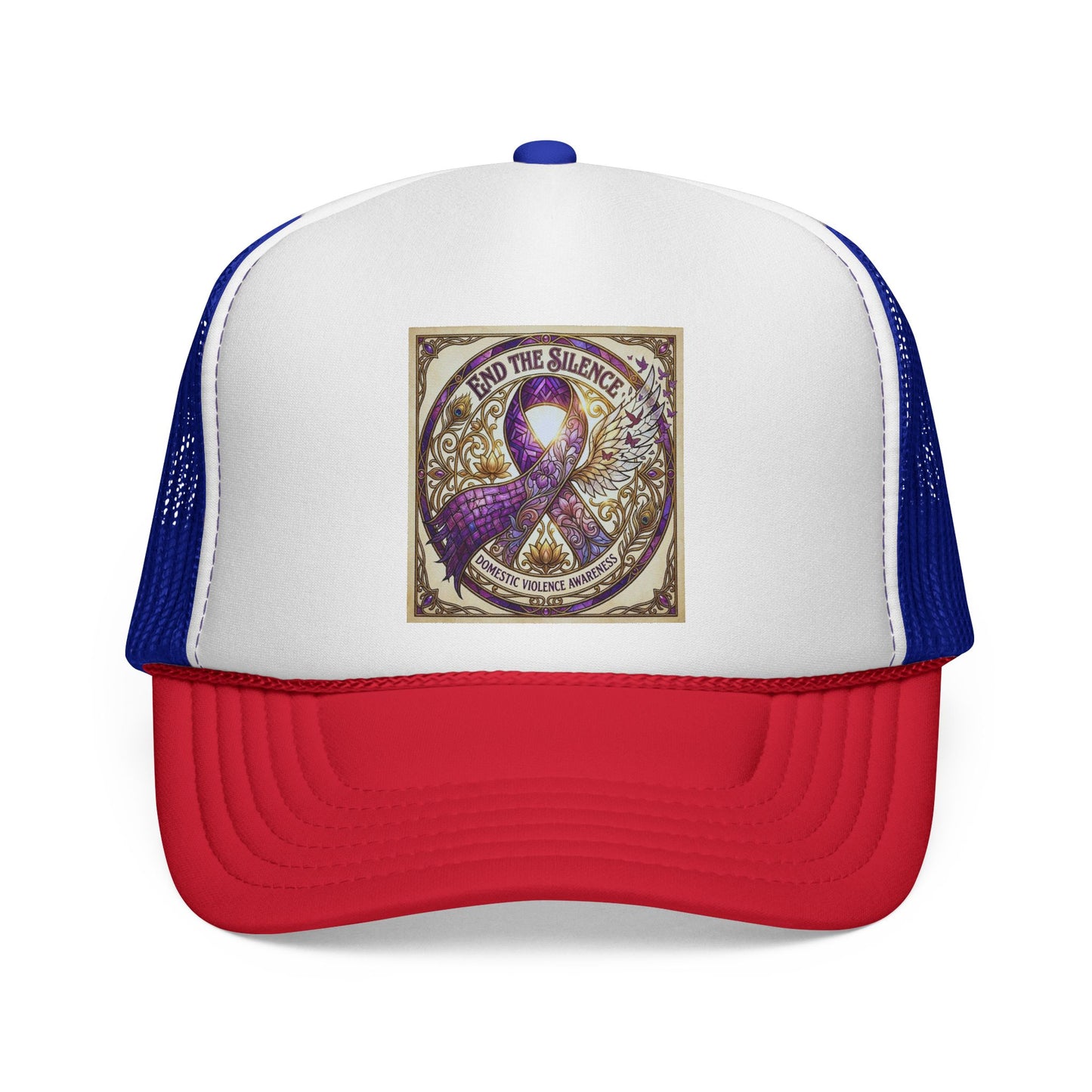 Trucker Hat: "End the Silence" Domestic Violence Awareness