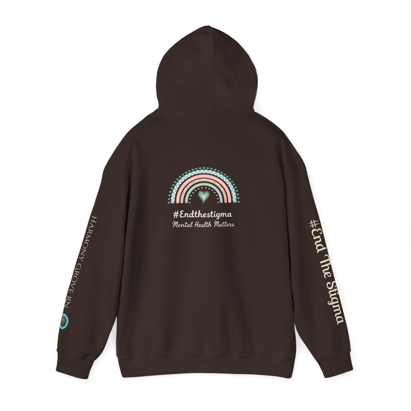 Pullover Hoodie: "#EndTheStigma" Mental Health Matters