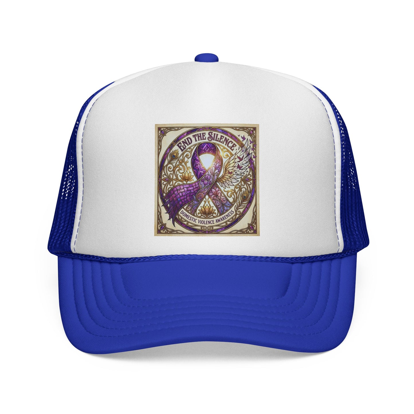 Trucker Hat: "End the Silence" Domestic Violence Awareness