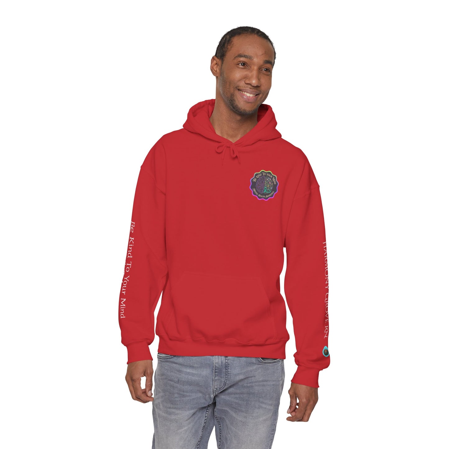 Pullover Hoodie: "Be Kind to Your Mind" Mental Health Awareness