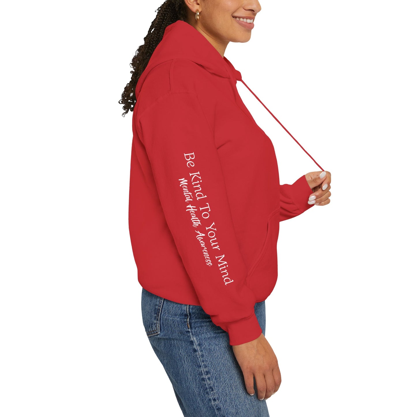 Pullover Hoodie: "Be Kind to Your Mind" Mental Health Awareness