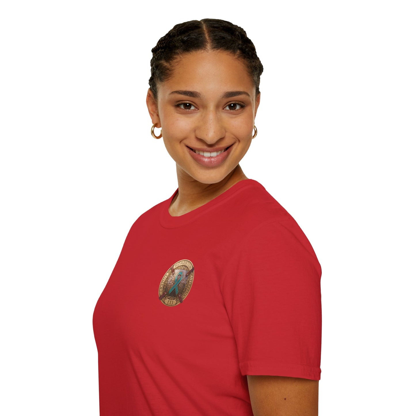 T-Shirt: "PTSD Awareness" Teal Ribbon Support