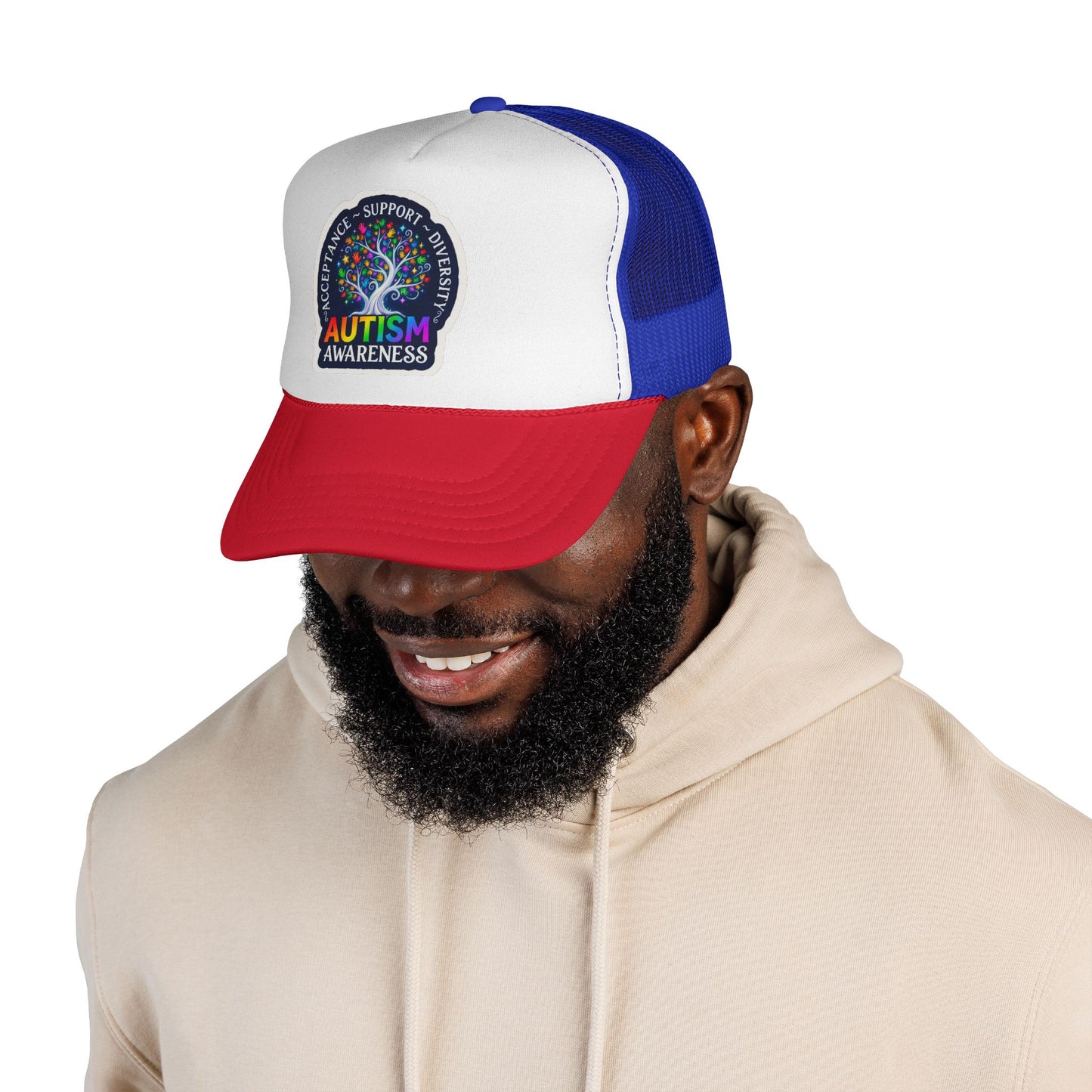 Trucker Cap: "Acceptance • Support • Diversity" Autism Awareness