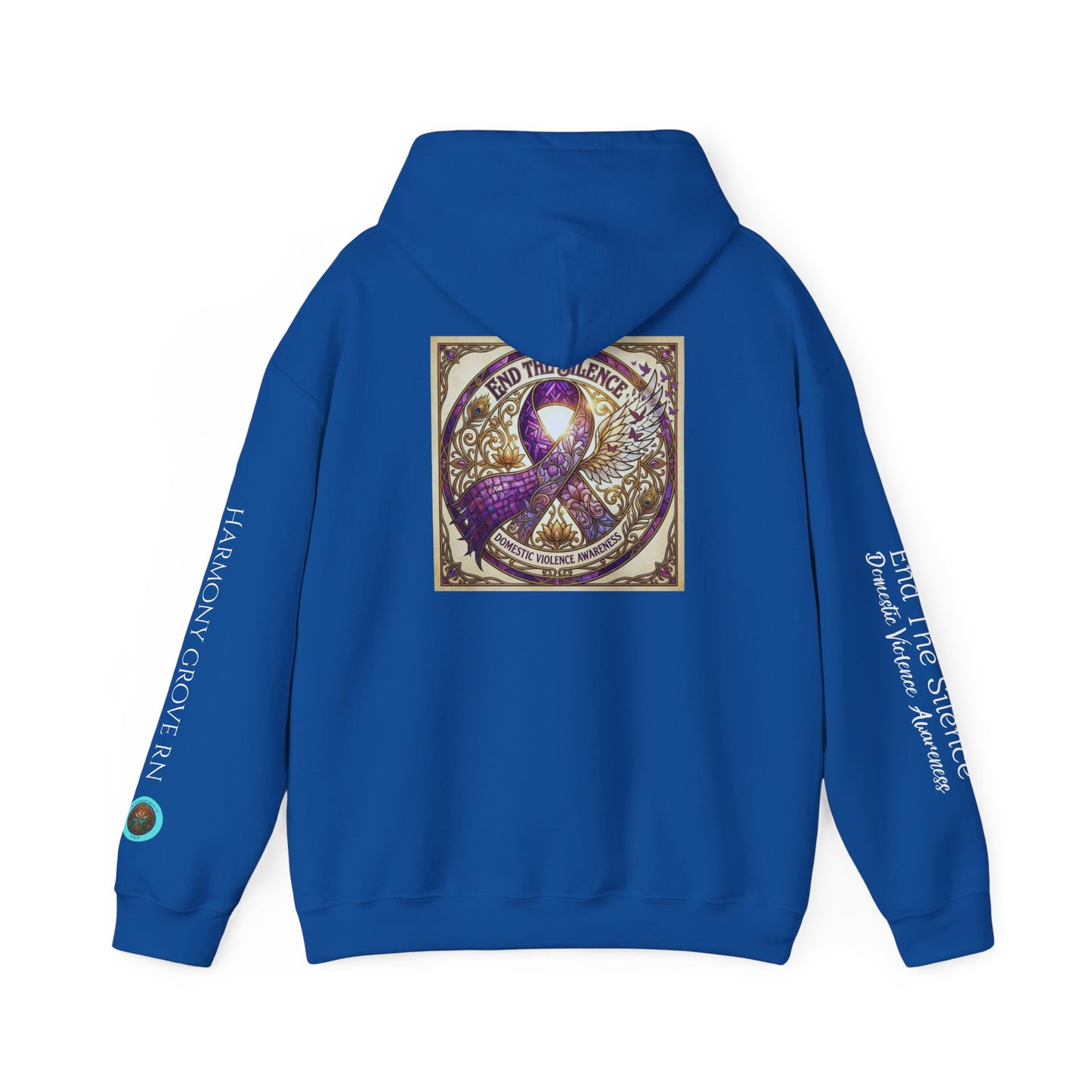 Pullover Hoodie: "End The Silence" Domestic Violence Awareness