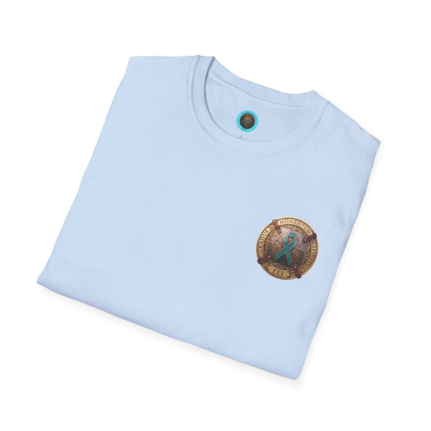 T-Shirt: "PTSD Awareness" Teal Ribbon Support