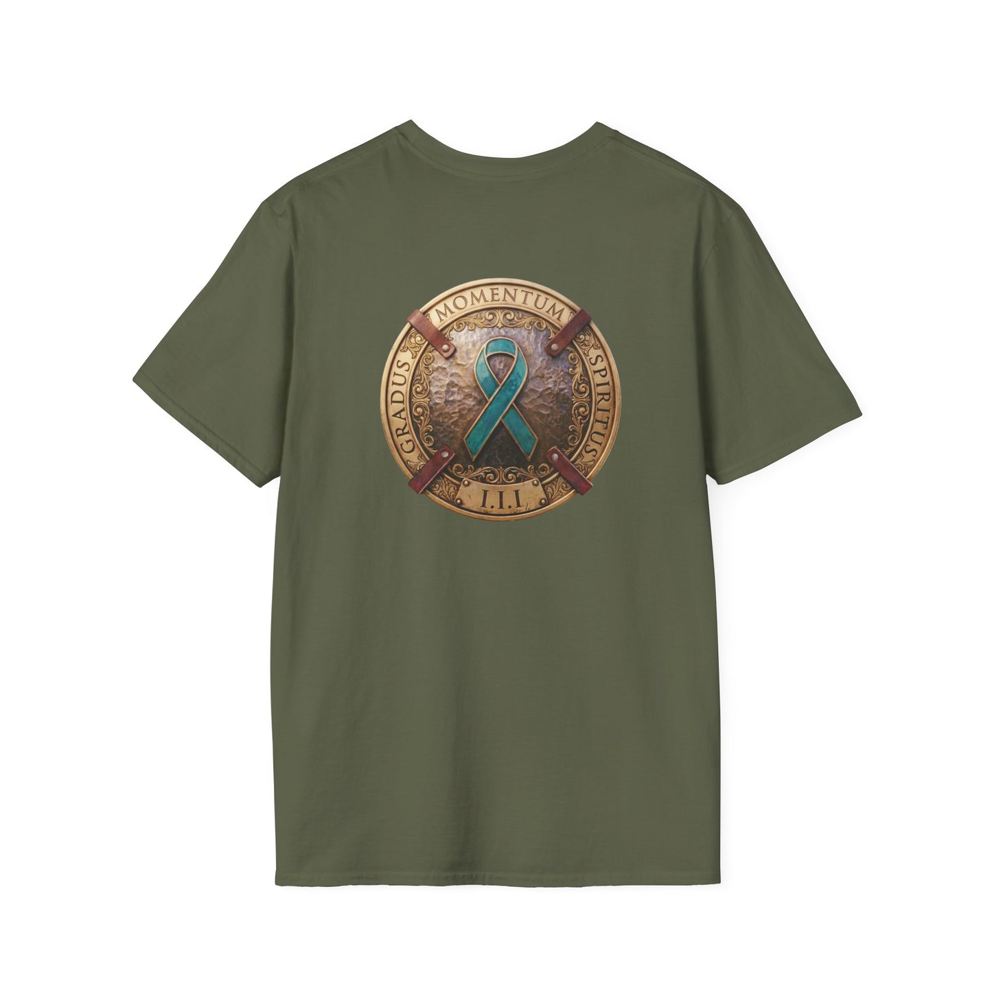 T-Shirt: "PTSD Awareness" Teal Ribbon Support