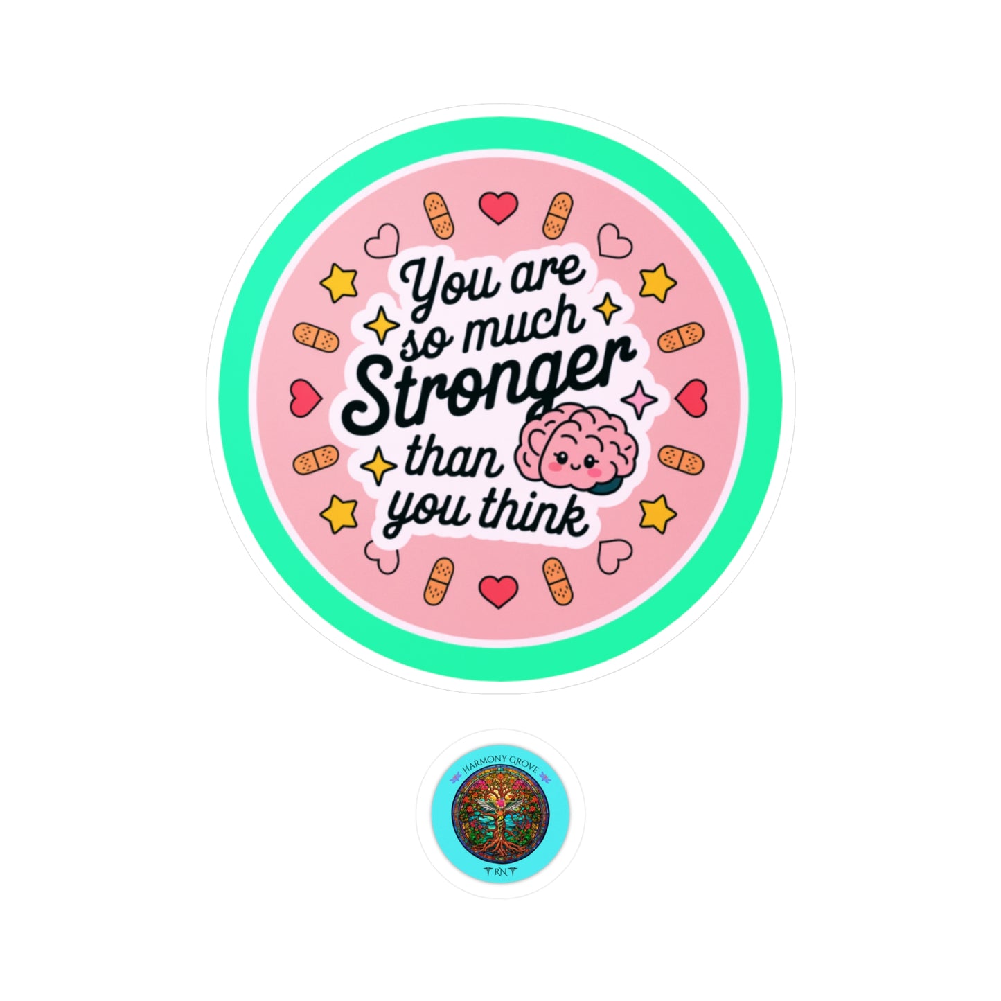 All-Weather Vinyl Decal: "You Are So Much Stronger"