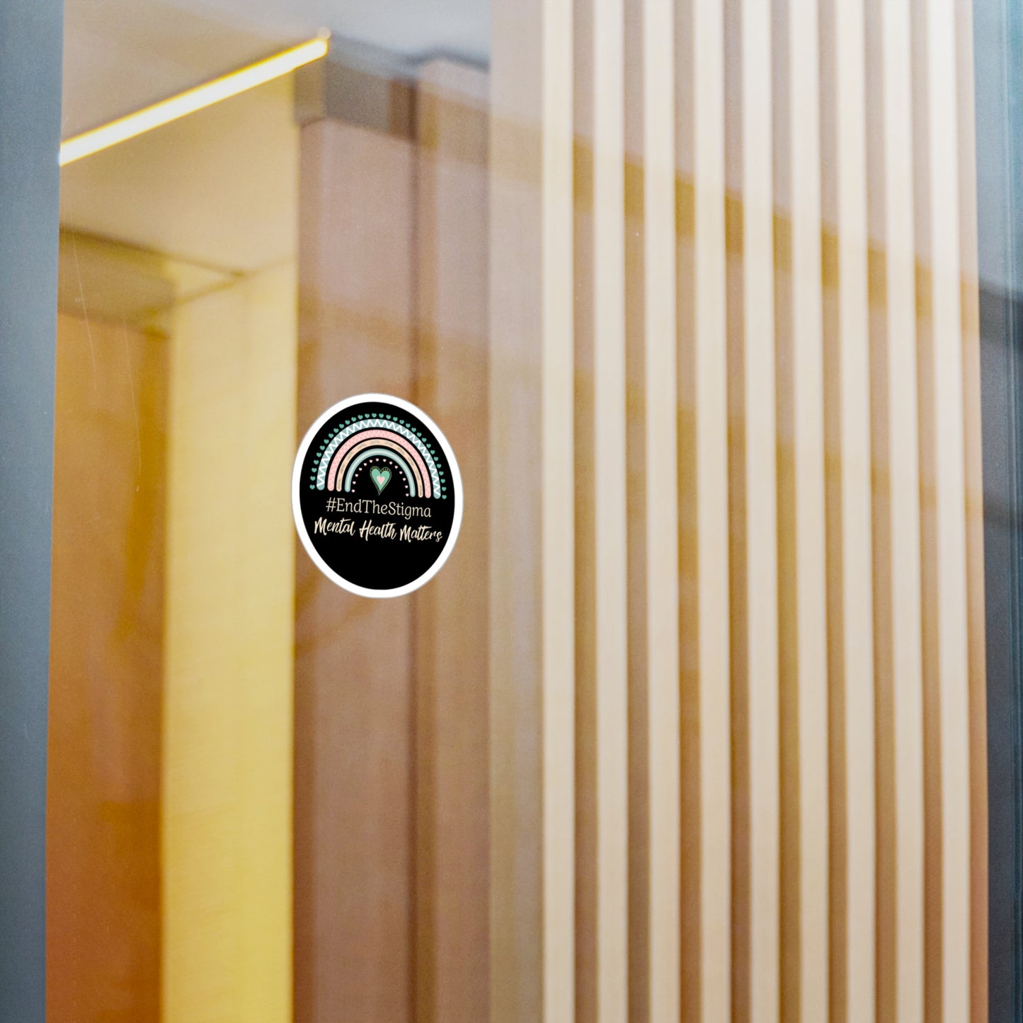 All-Weather Vinyl Decal: #EndTheStigma Onyx
