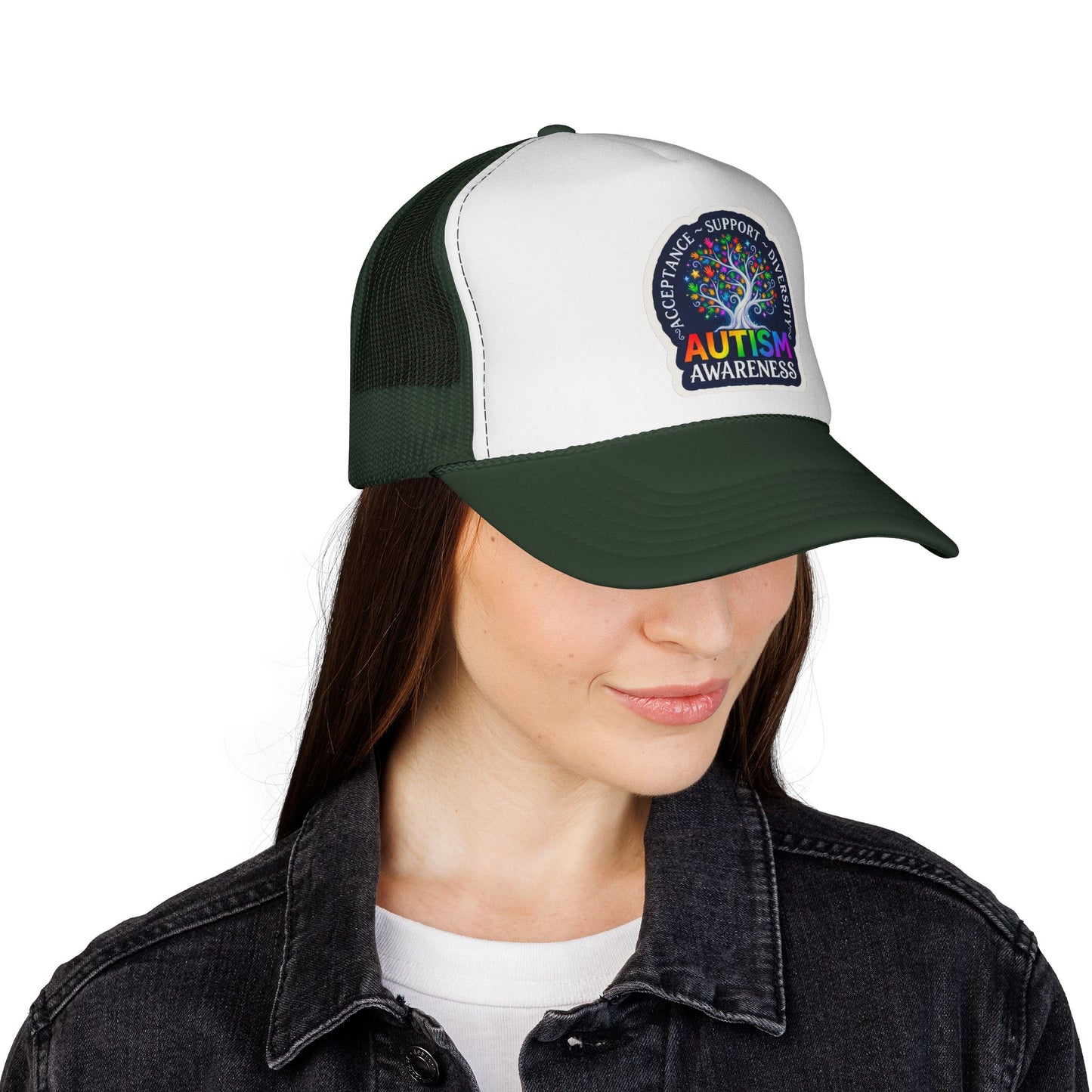 Trucker Cap: "Acceptance • Support • Diversity" Autism Awareness