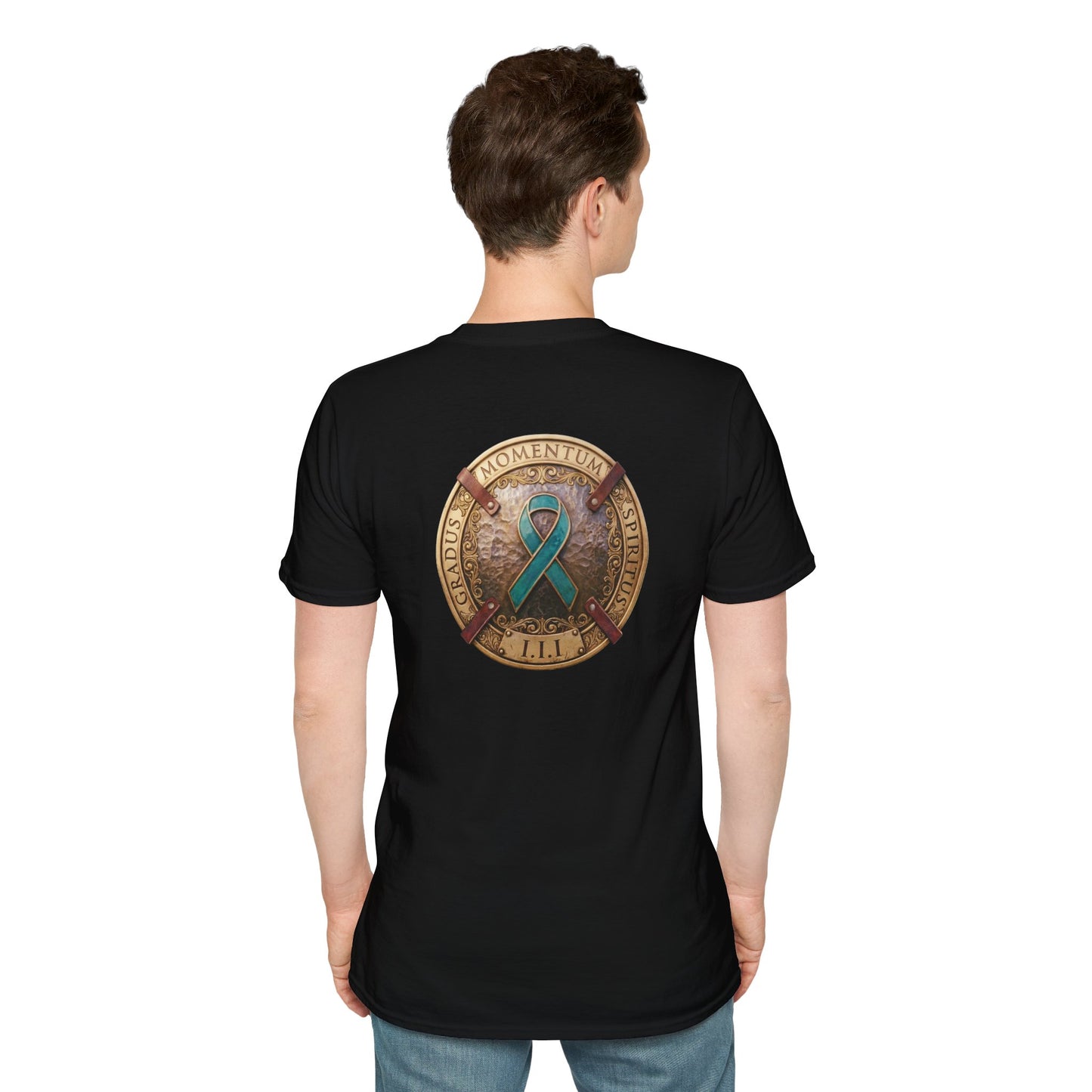 T-Shirt: "PTSD Awareness" Teal Ribbon Support