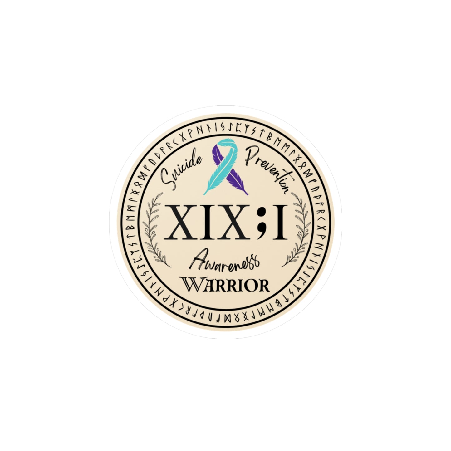 All-Weather Vinyl Decal: XIX;I Warrior