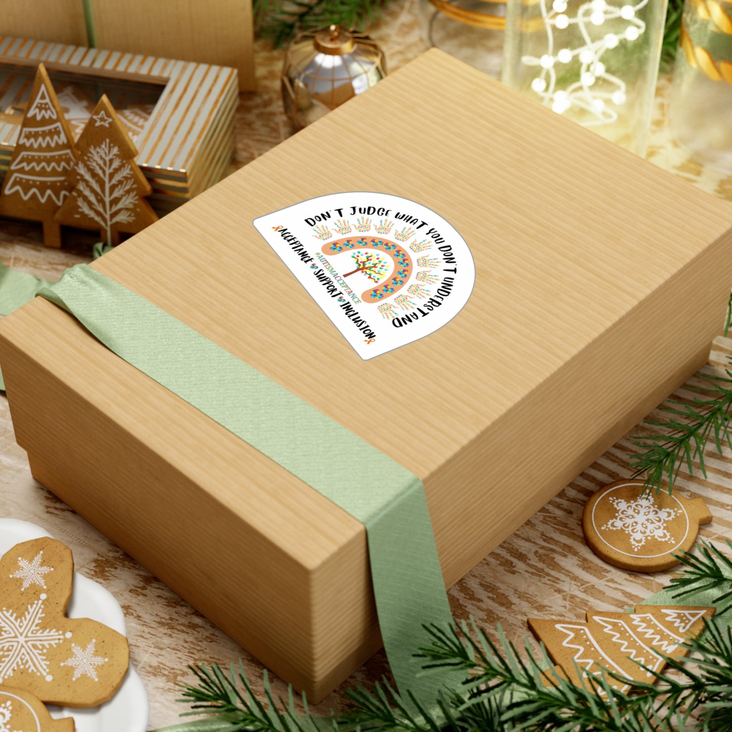 All-Weather Vinyl Decal: "Don't Judge What You Don't Understand" Autism Acceptance