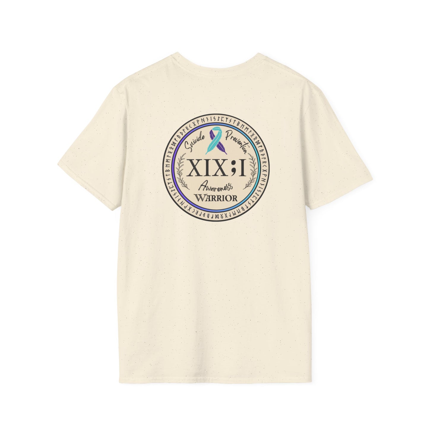 T-shirt: Suicide Awareness Warrior Teal and Purple Support Ribbon