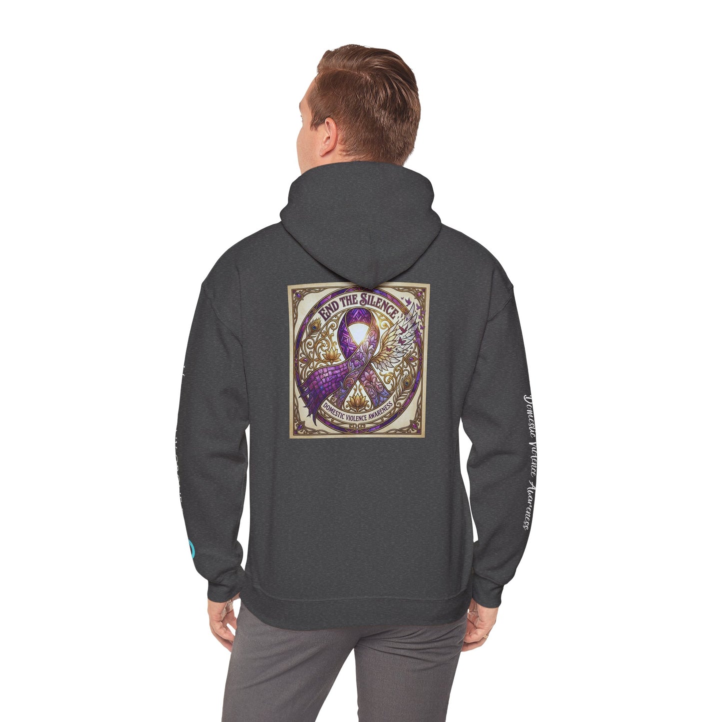 Pullover Hoodie: "End The Silence" Domestic Violence Awareness