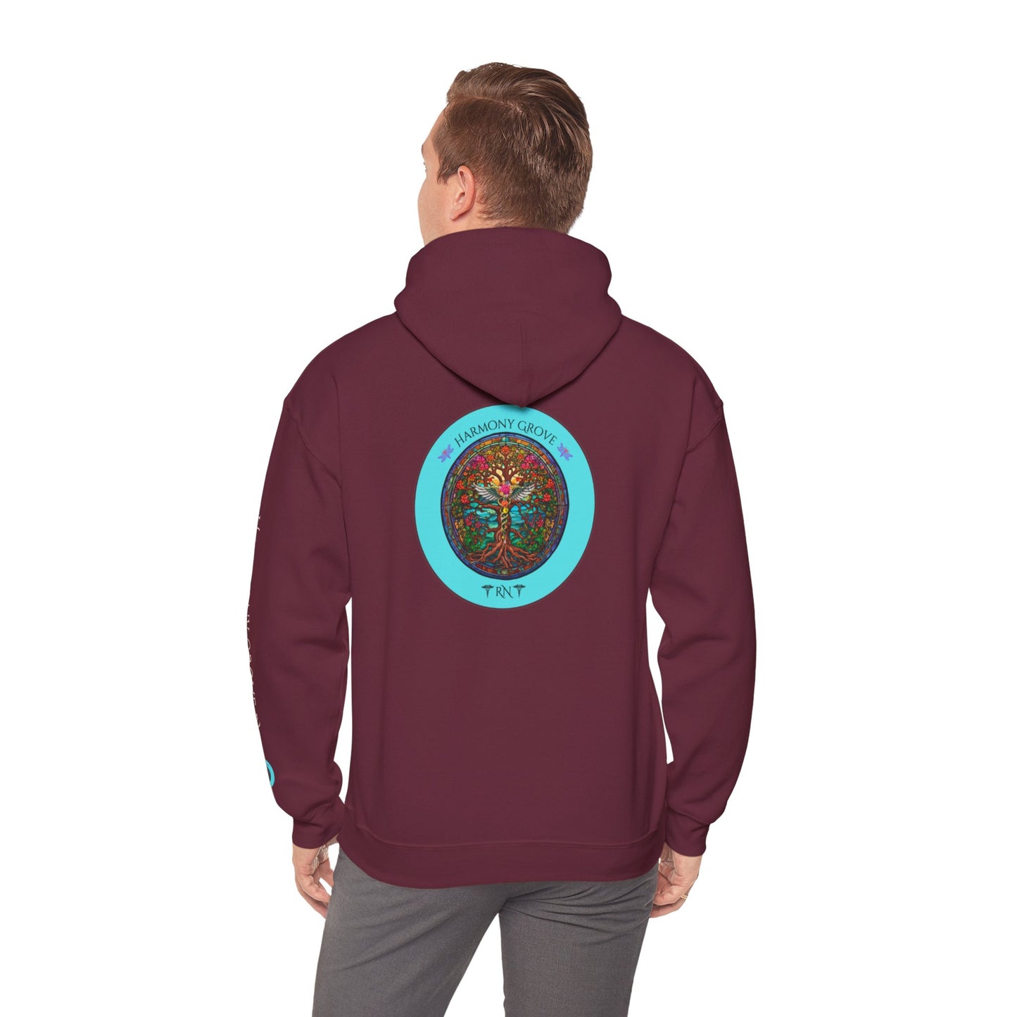 Pullover Hoodie: Harmony Grove RN