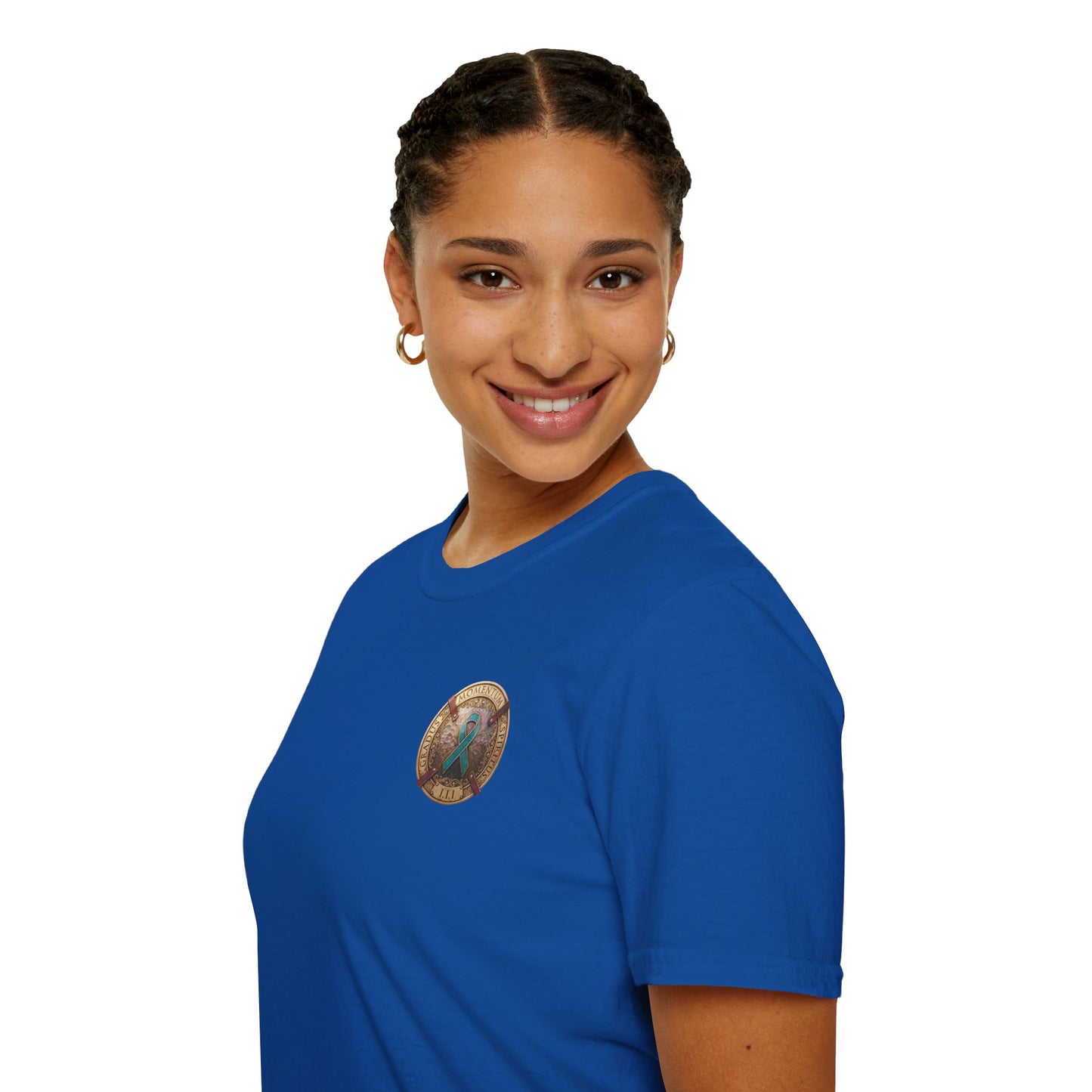 T-Shirt: "PTSD Awareness" Teal Ribbon Support