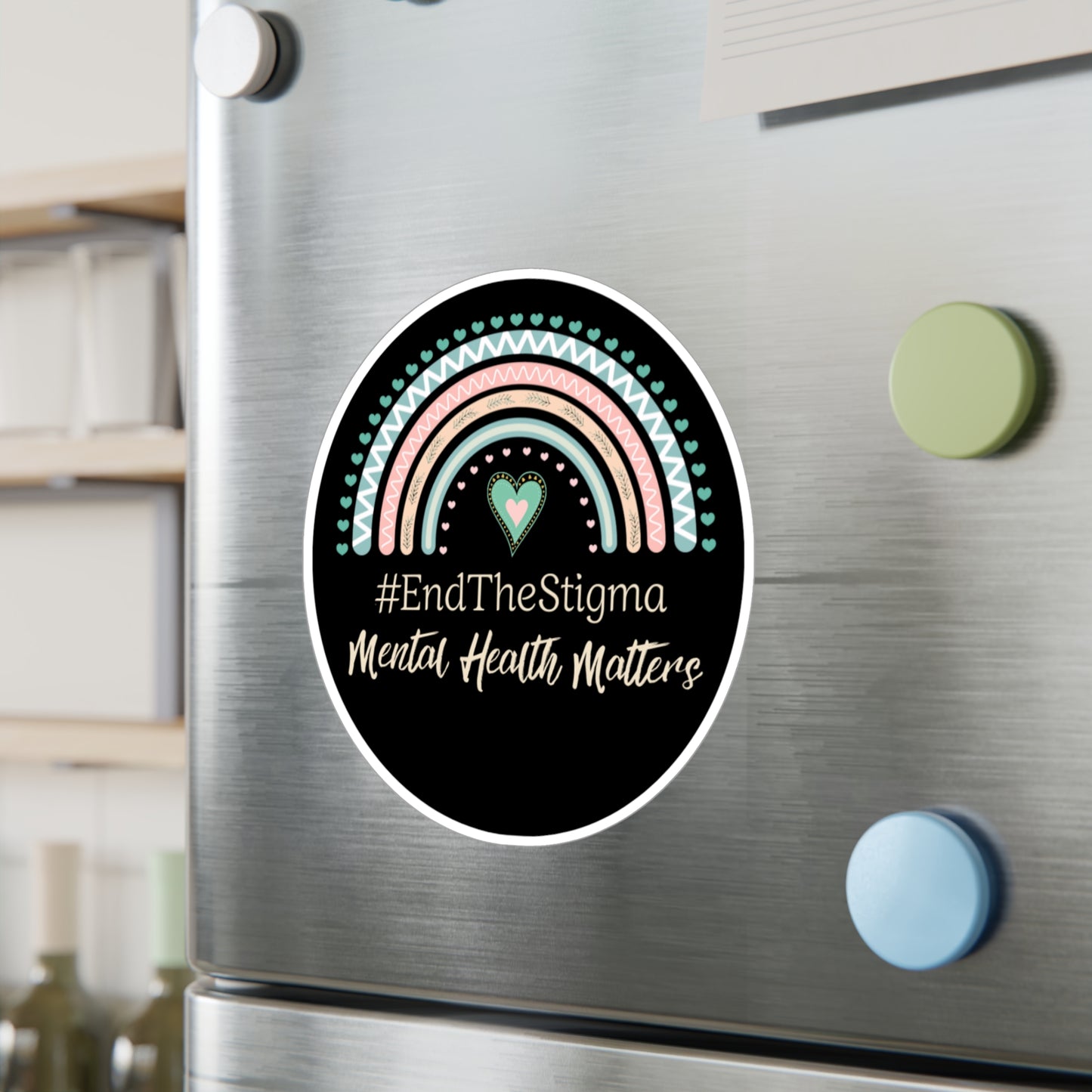 All-Weather Vinyl Decal: #EndTheStigma Onyx