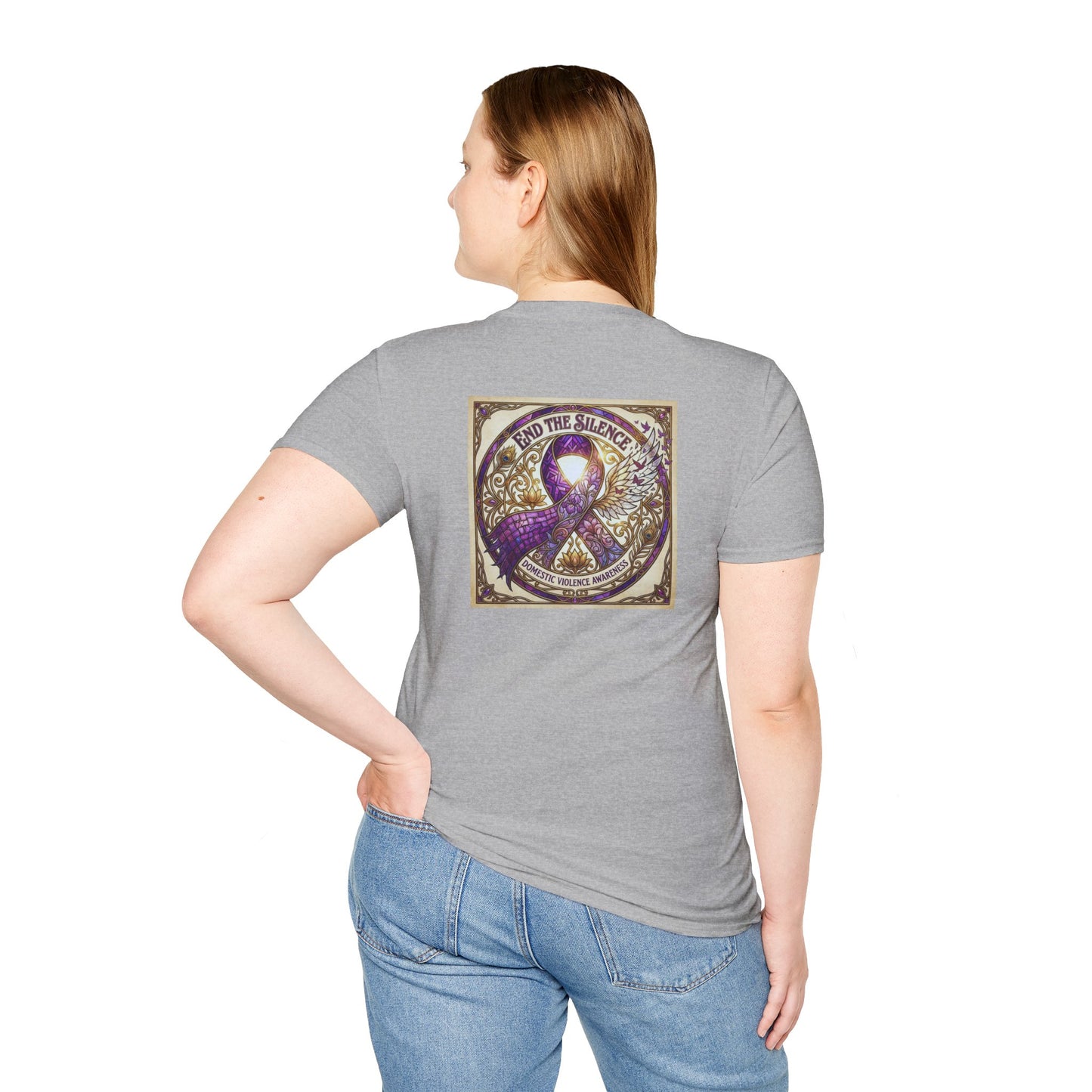 T-Shirt: "End the Silence" Domestic Violence Awareness Support