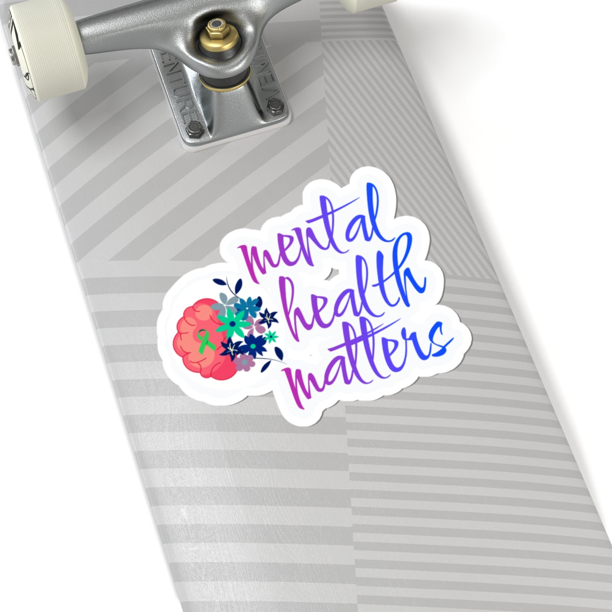 Kiss-Cut Sticker:  Mental Health Matters