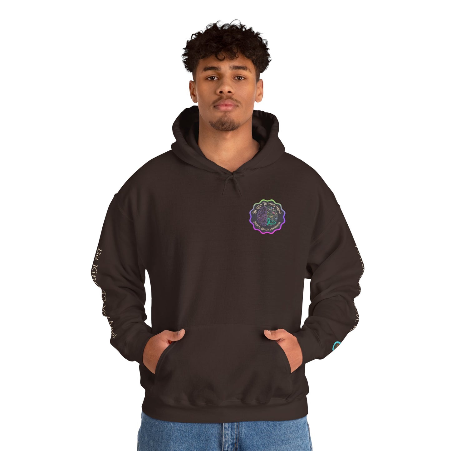 Pullover Hoodie: "Be Kind to Your Mind" Mental Health Awareness