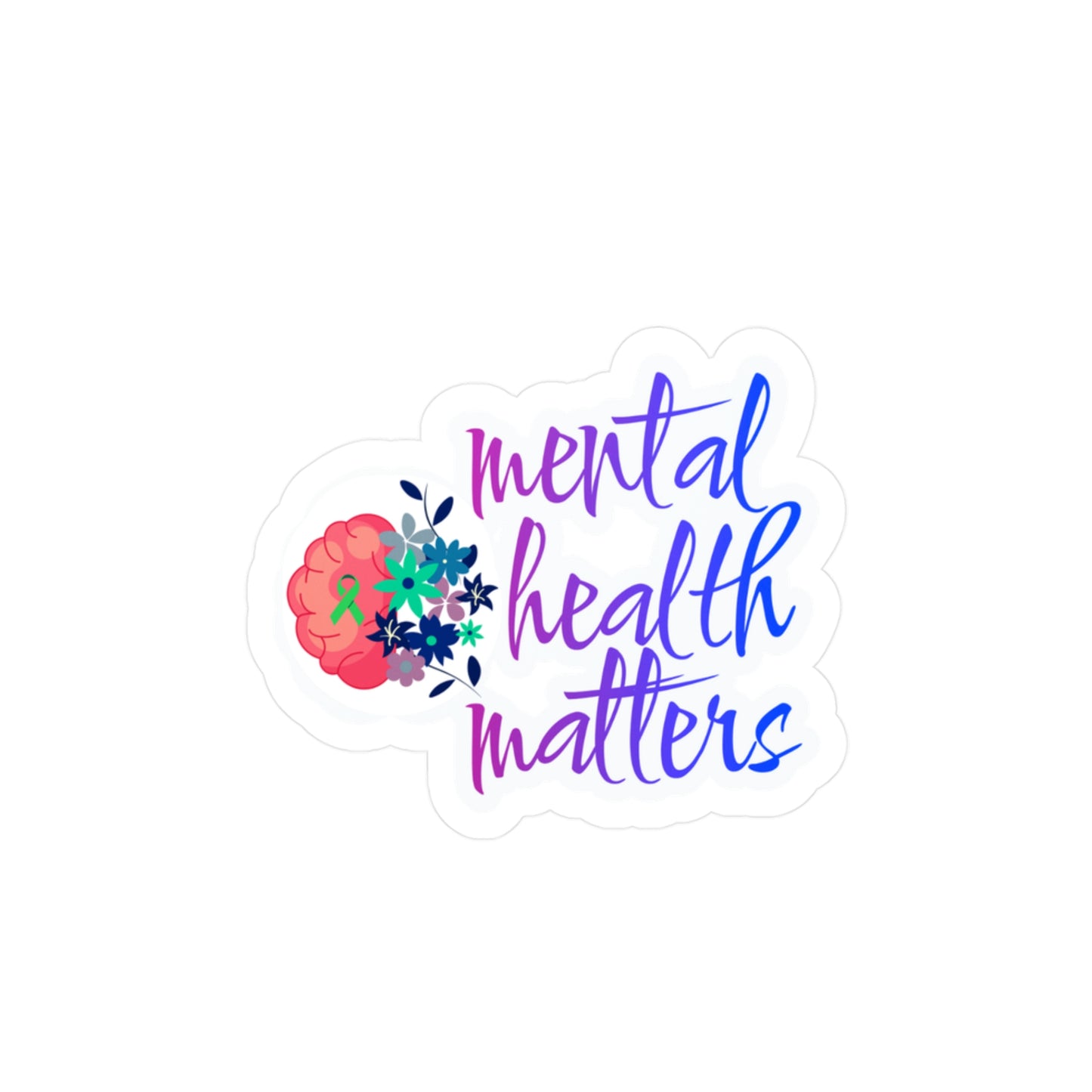 "Vinyl Mental Health Sticker Bundle" | Positive Affirmation Decals | Self Care Stickers | Nurse Gift | 6 Pack