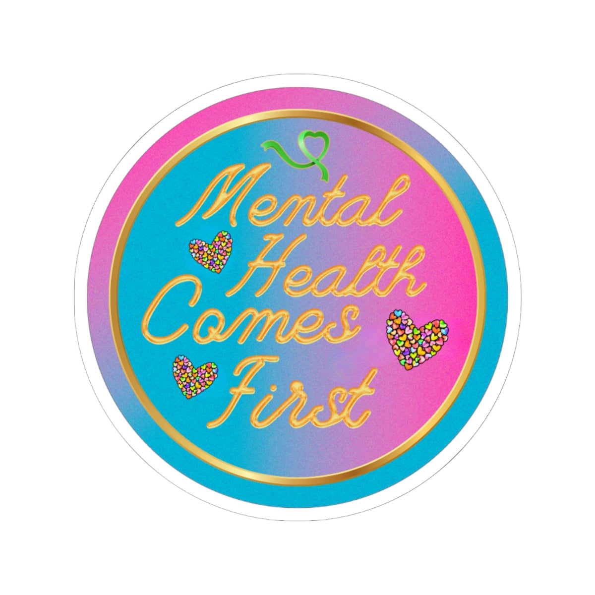 Kiss-Cut Sticker: Self-Care & Motivation