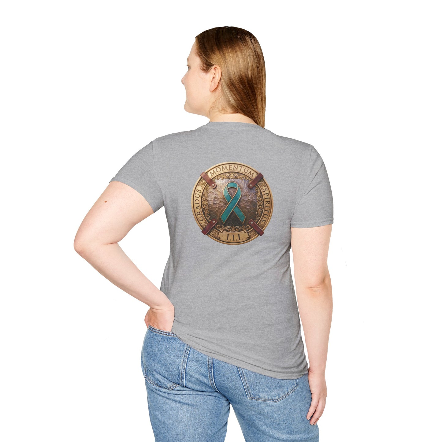 T-Shirt: "PTSD Awareness" Teal Ribbon Support
