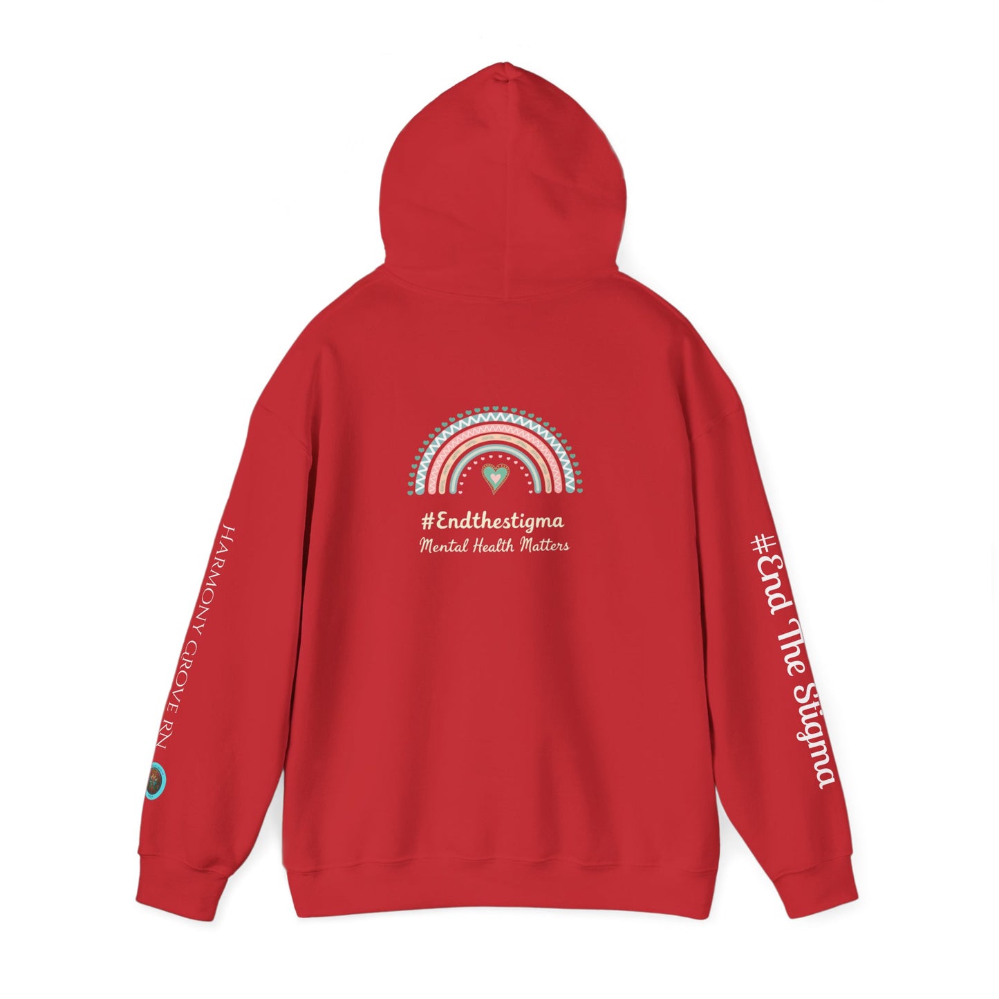 Pullover Hoodie: "#EndTheStigma" Mental Health Matters