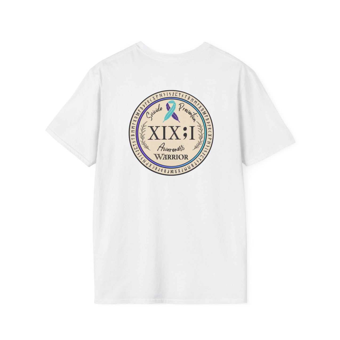 T-shirt: Suicide Awareness Warrior Teal and Purple Support Ribbon