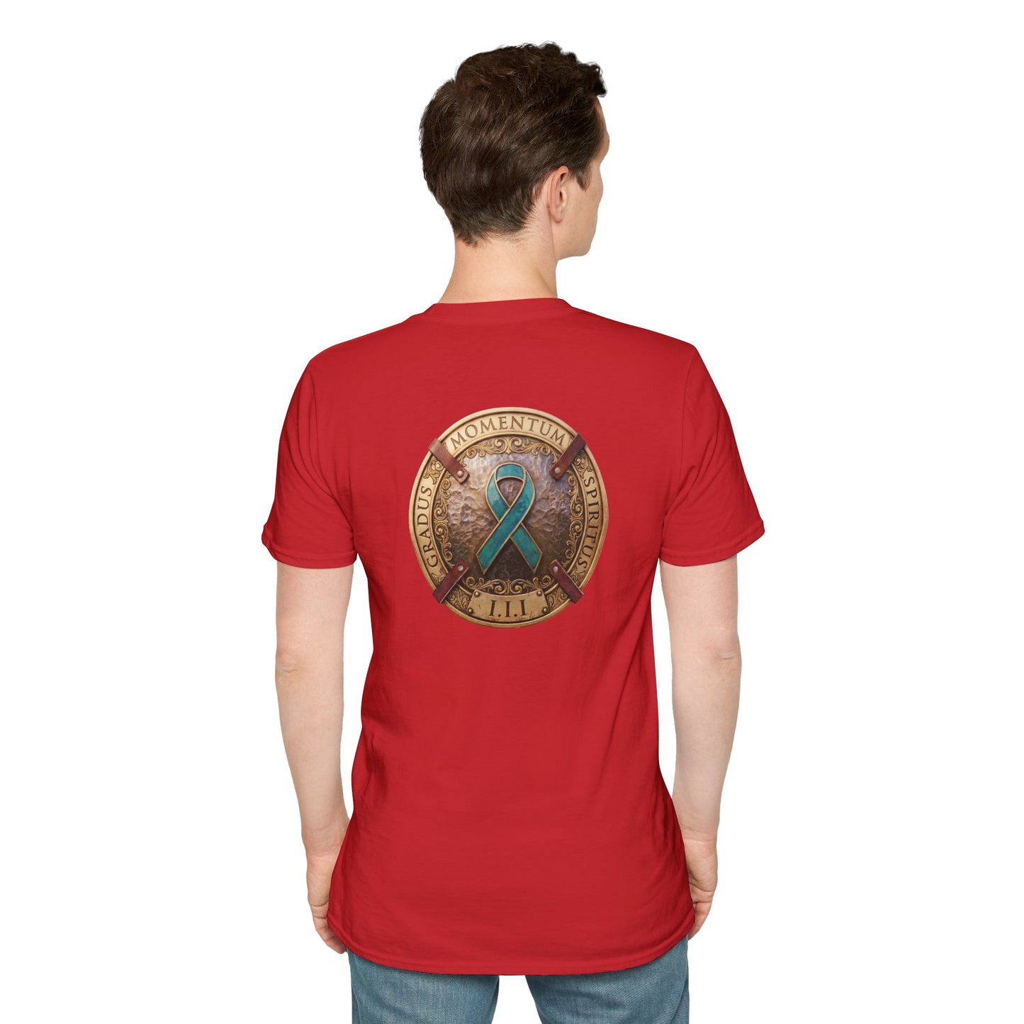 T-Shirt: "PTSD Awareness" Teal Ribbon Support