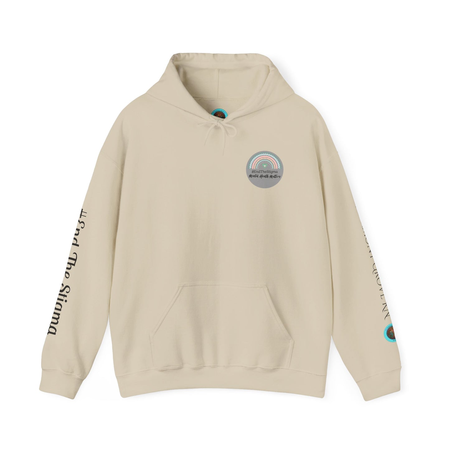 Pullover Hoodie: "#EndTheStigma" Mental Health Matters