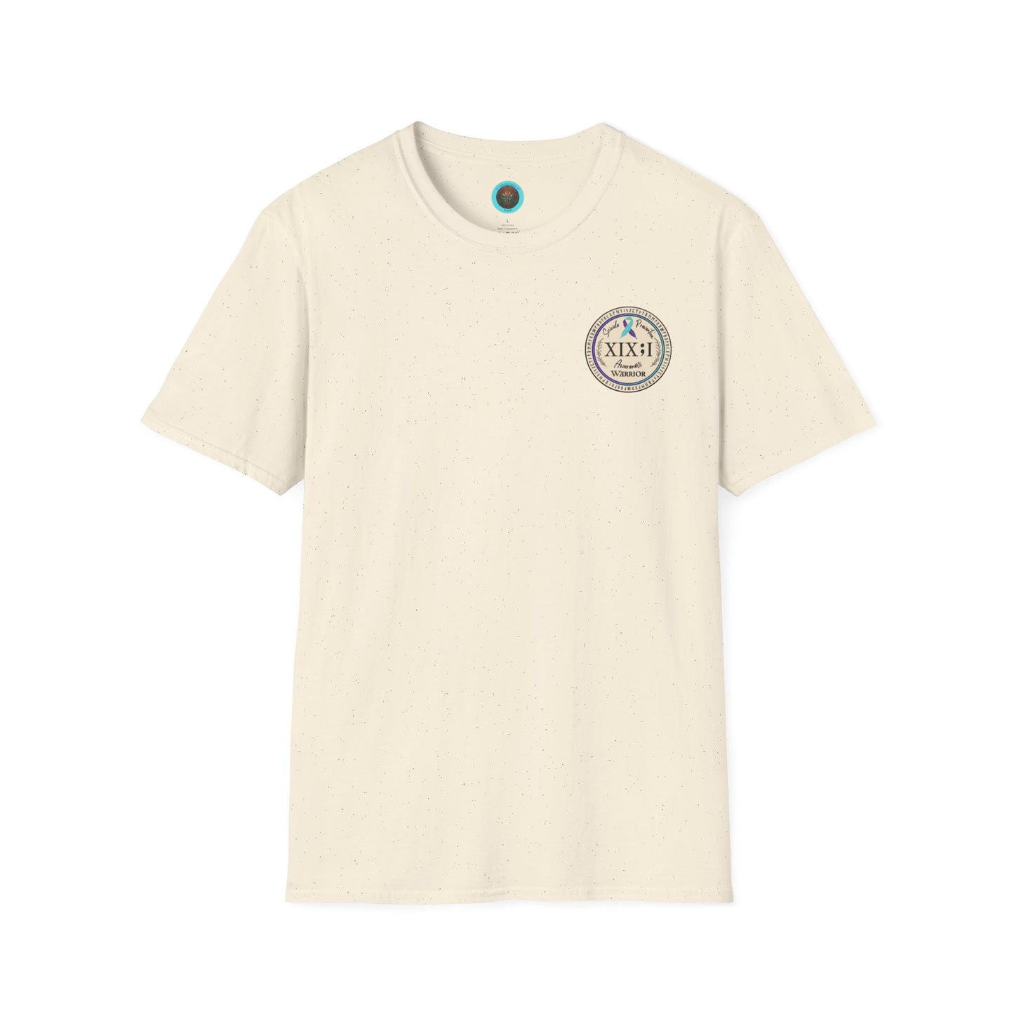 T-shirt: Suicide Awareness Warrior Teal and Purple Support Ribbon