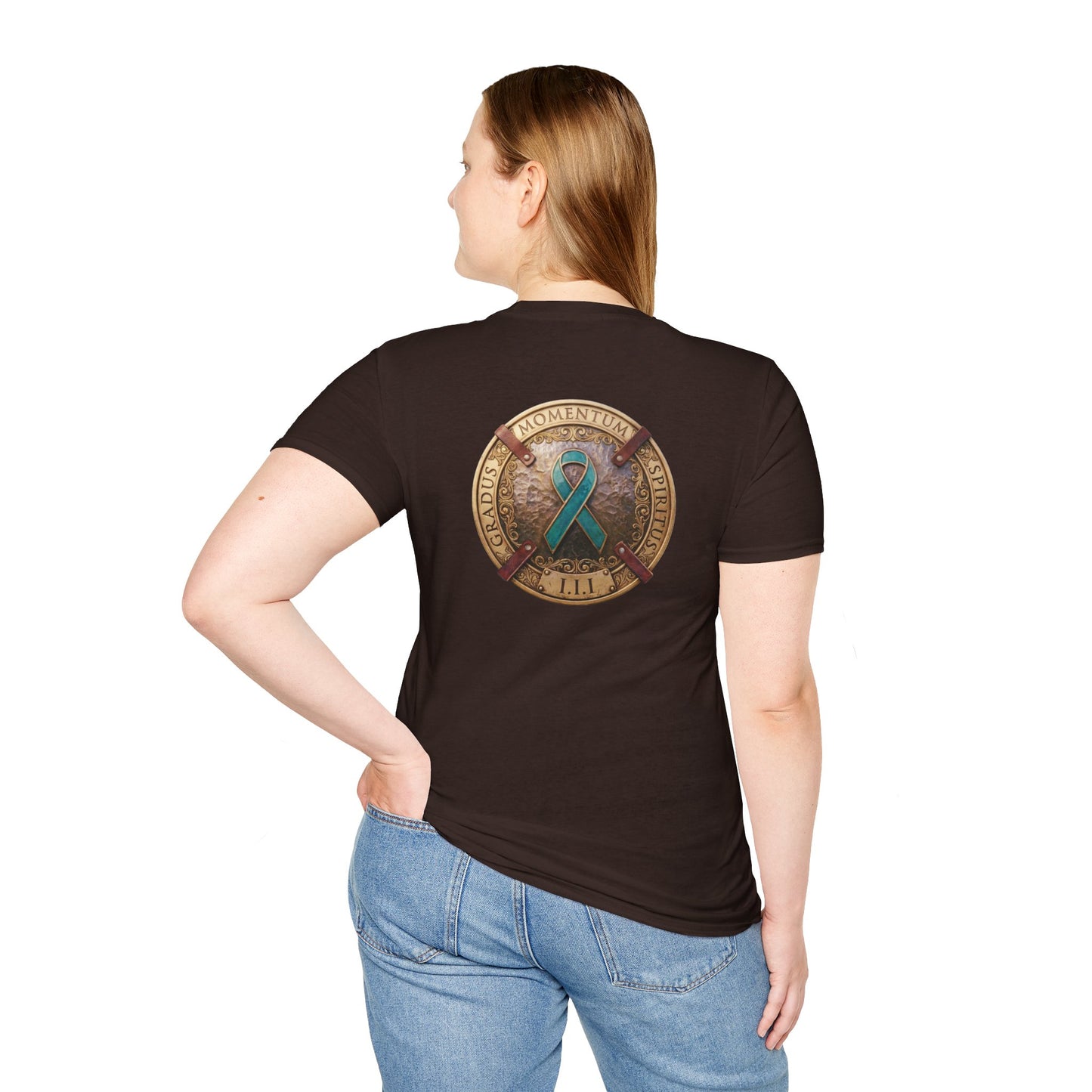 T-Shirt: "PTSD Awareness" Teal Ribbon Support