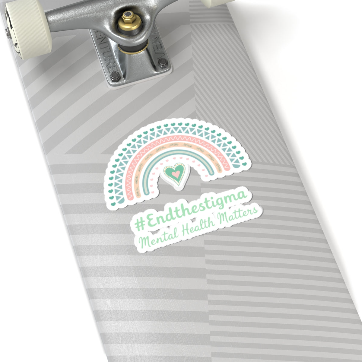 Kiss-Cut Sticker: Mental Health Matters #EndtheStigma Design