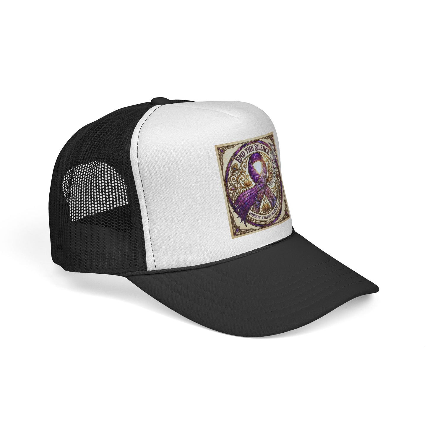 Trucker Hat: "End the Silence" Domestic Violence Awareness