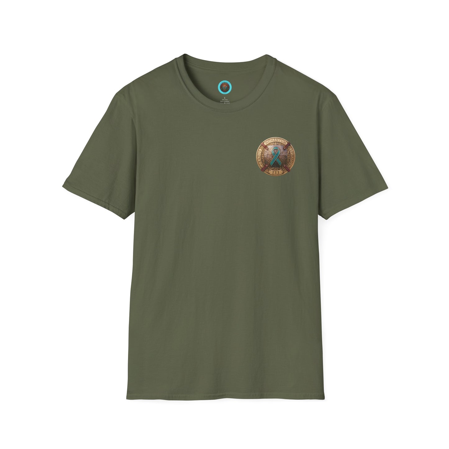 T-Shirt: "PTSD Awareness" Teal Ribbon Support