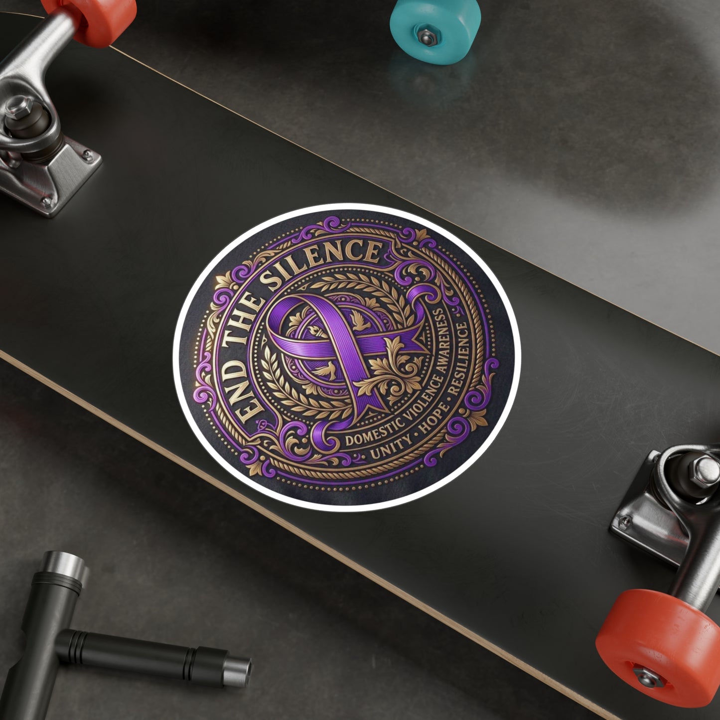 All-Weather Vinyl Decal: Domestic Violence Awareness