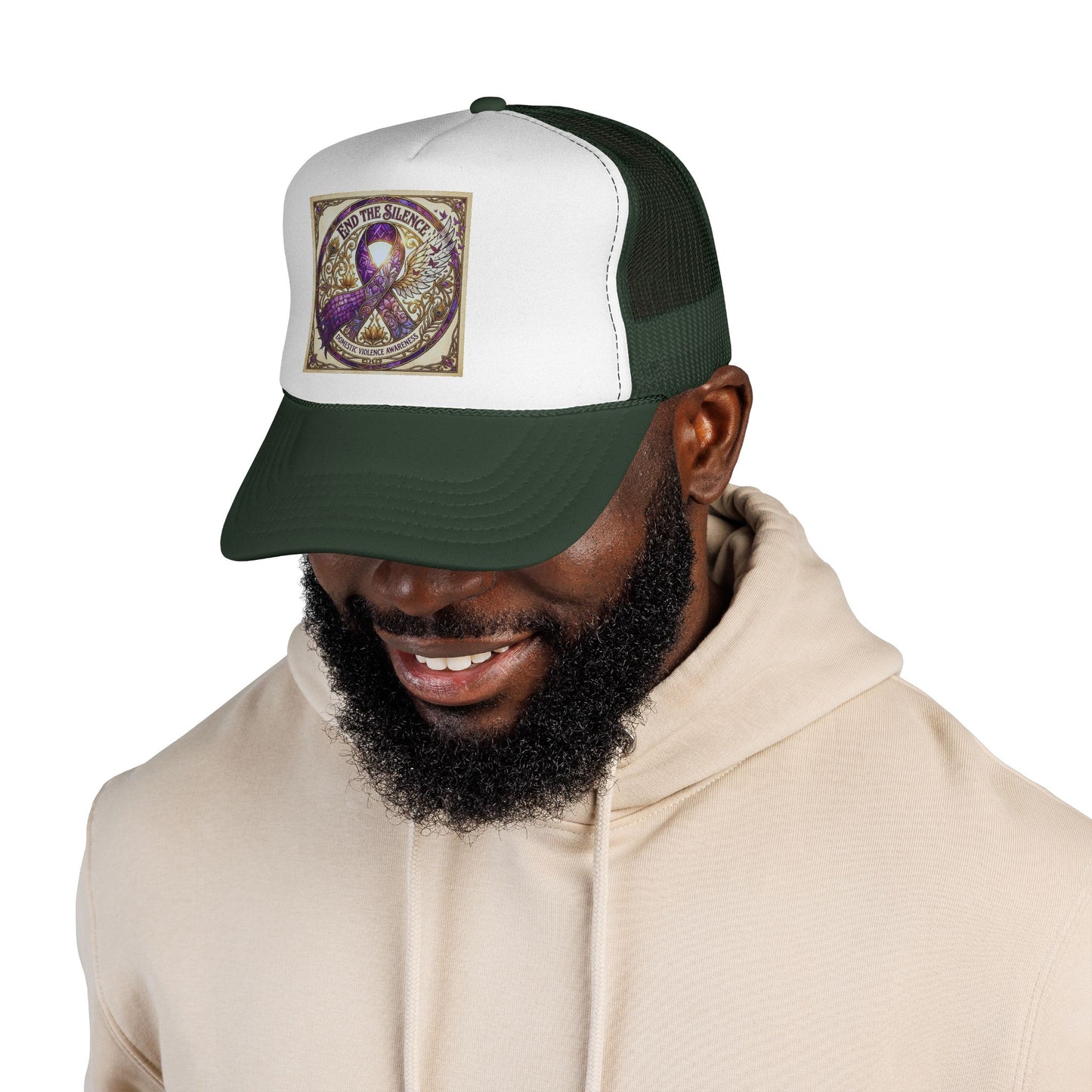 Trucker Hat: "End the Silence" Domestic Violence Awareness