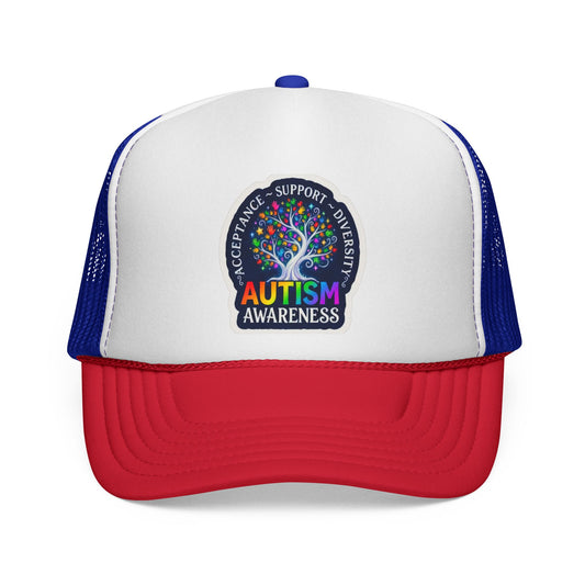 Trucker Cap: "Acceptance • Support • Diversity" Autism Awareness