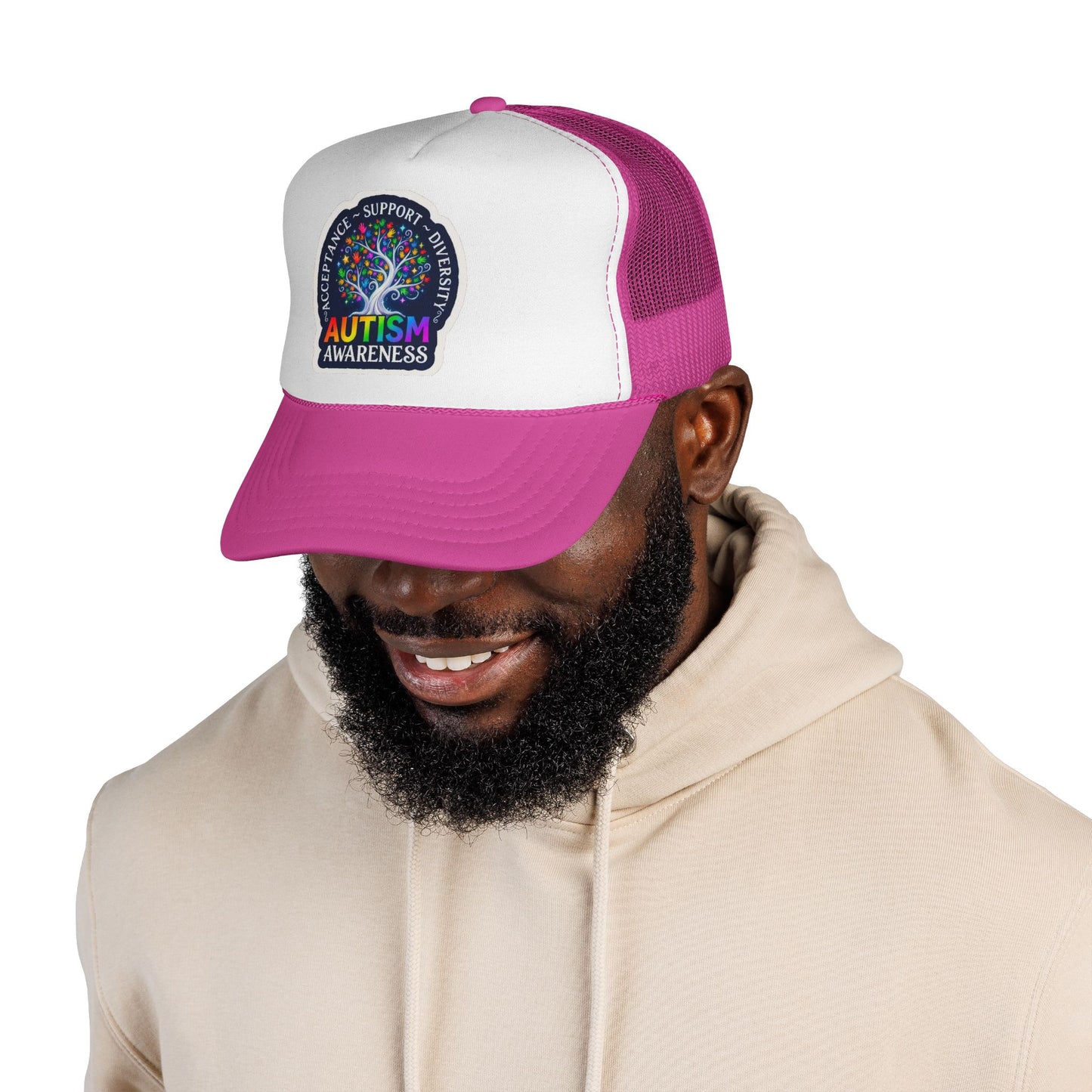 Trucker Cap: "Acceptance • Support • Diversity" Autism Awareness