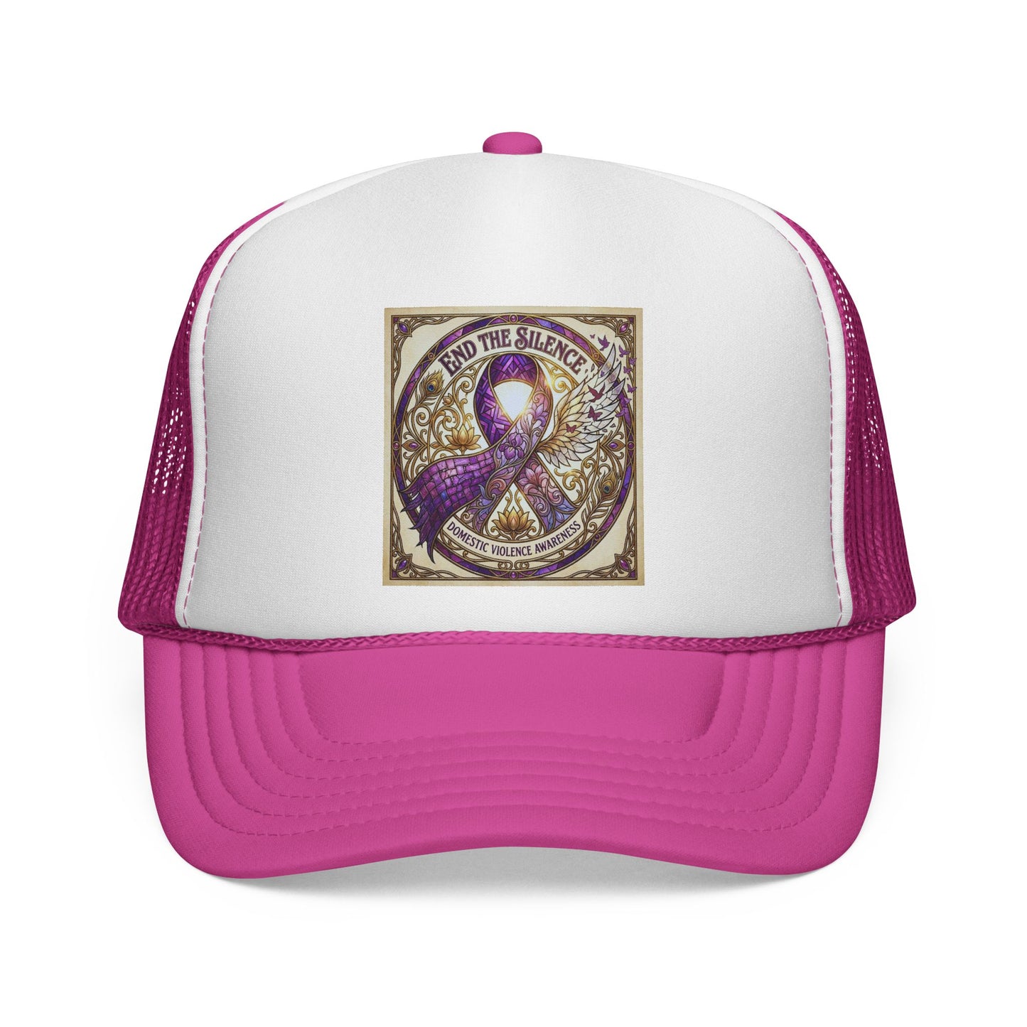 Trucker Hat: "End the Silence" Domestic Violence Awareness