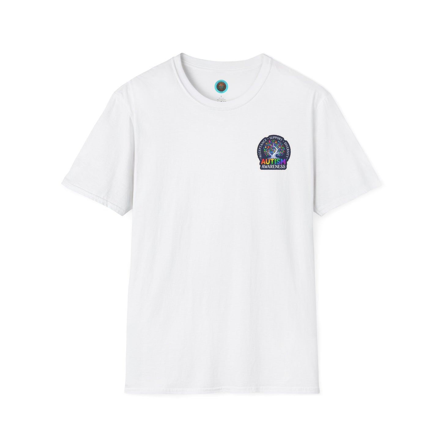 T-Shirt: "Autism Awareness" Rainbow Tree