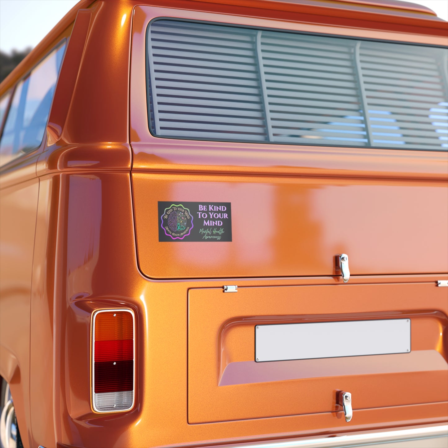 Be Kind to Your Mind Mental Health Awareness Bumper Sticker
