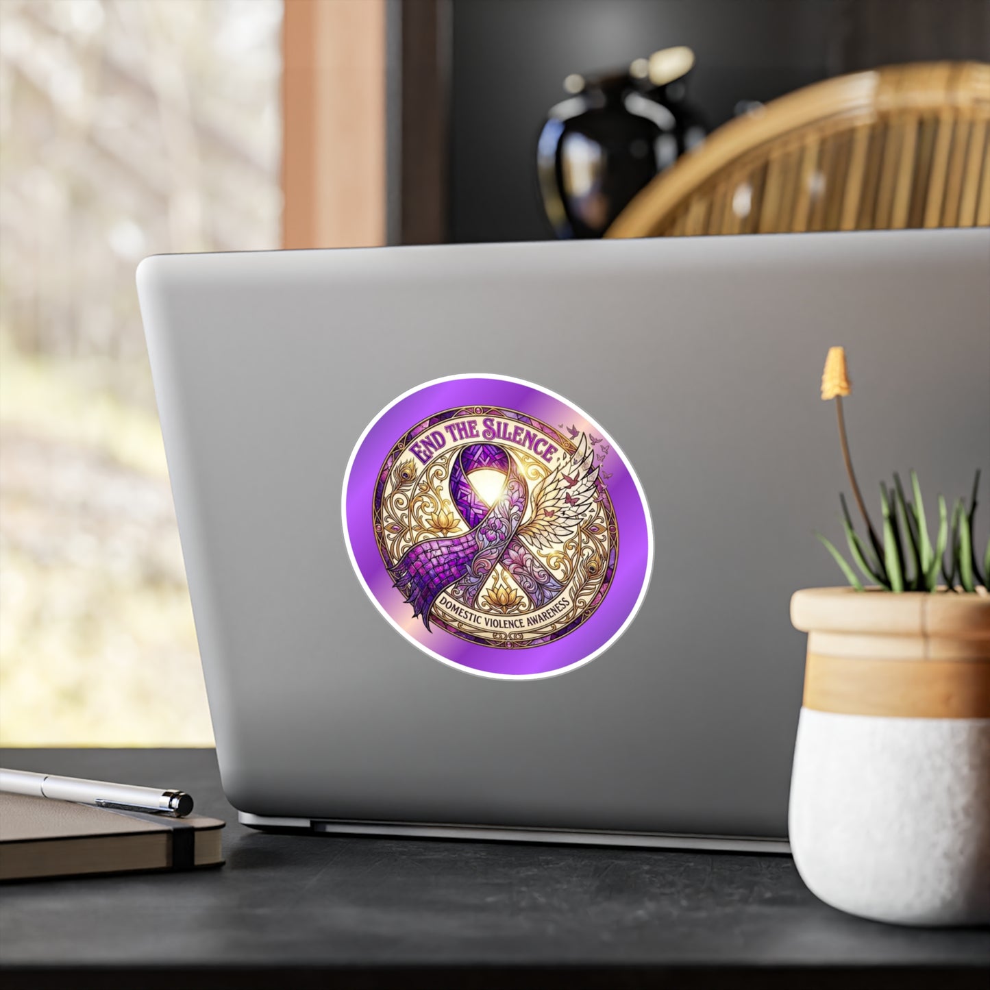 All-Weather Vinyl Decal: "End the Silence"