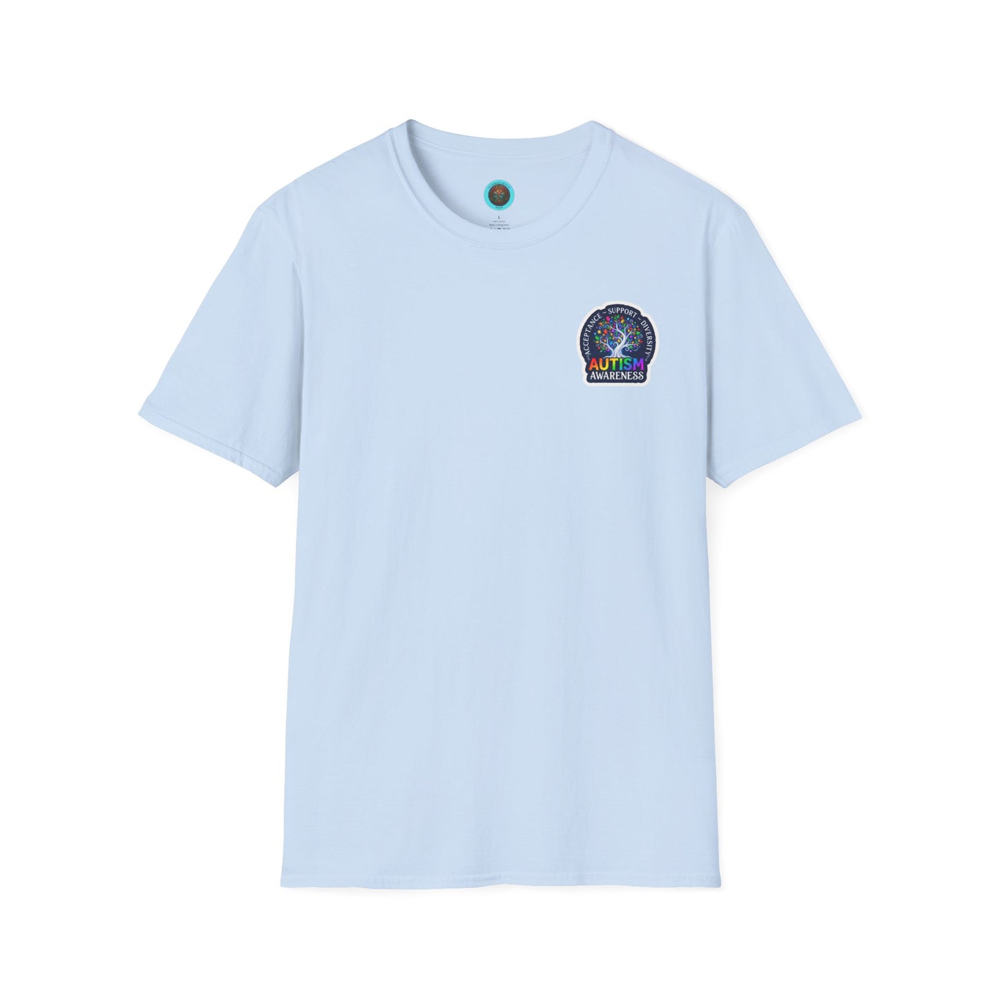 T-Shirt: "Autism Awareness" Rainbow Tree