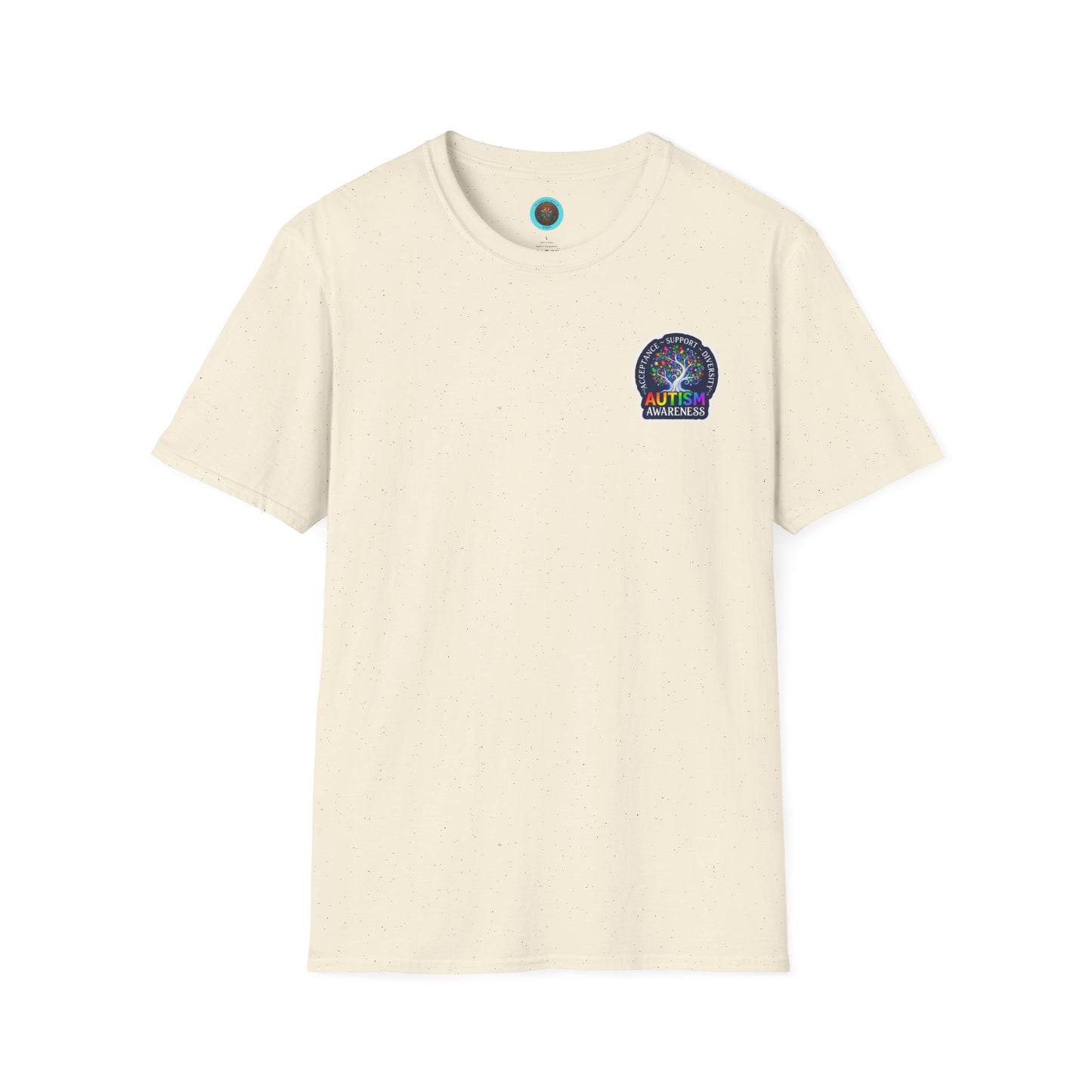 T-Shirt: "Autism Awareness" Rainbow Tree