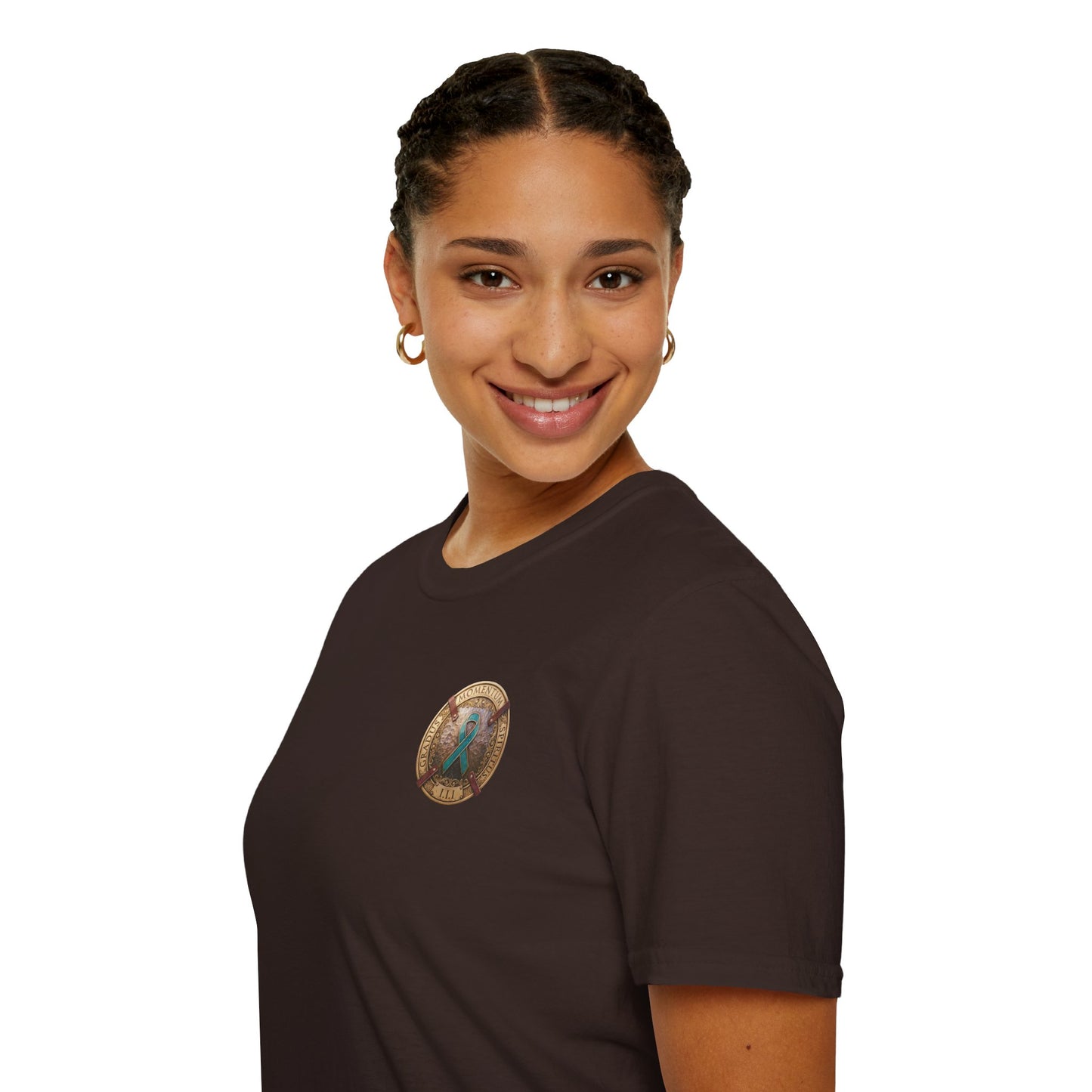 T-Shirt: "PTSD Awareness" Teal Ribbon Support