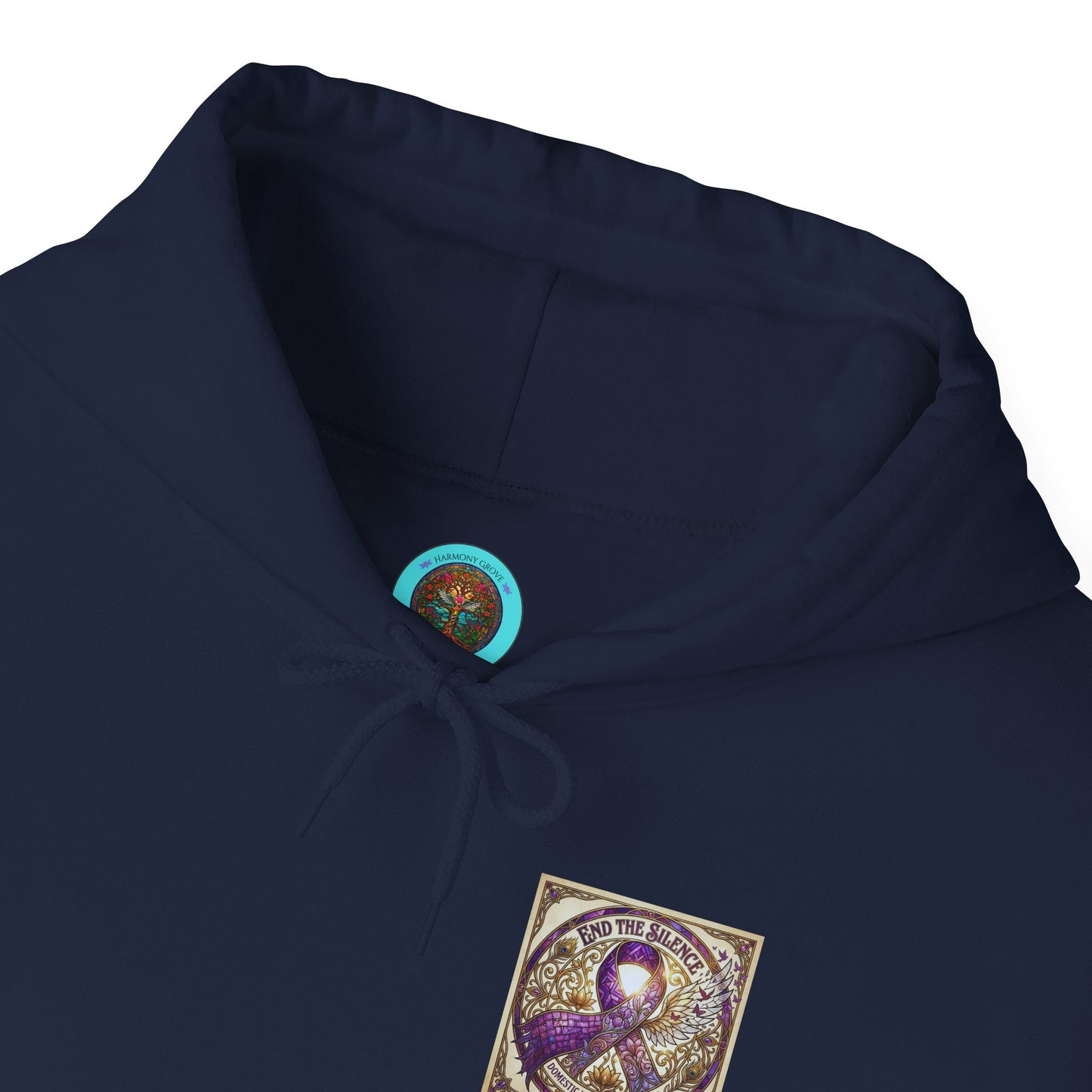 Pullover Hoodie: "End The Silence" Domestic Violence Awareness
